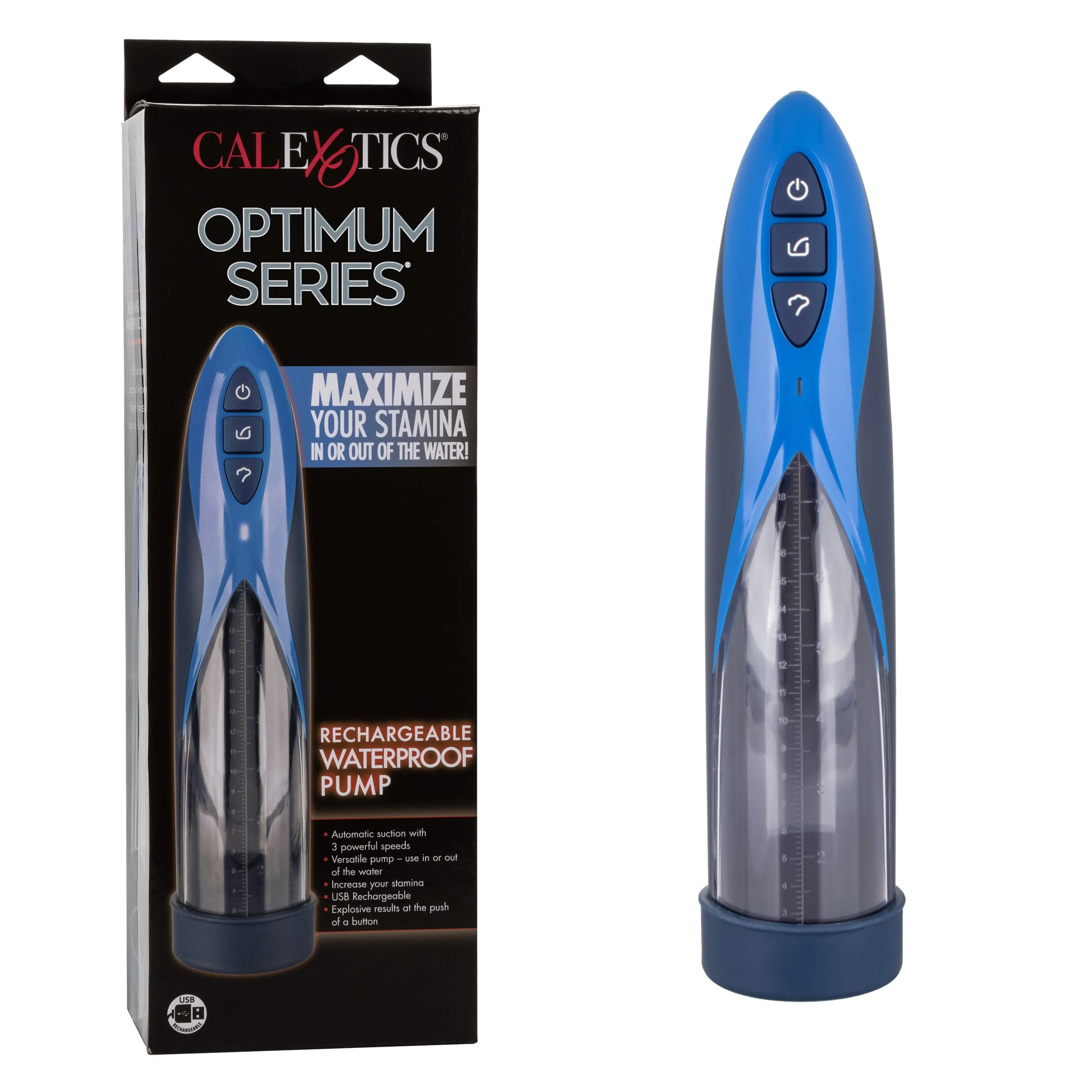 Optimum Series Automatic Rechargeable 3 Level Erection Enhancement Penis Pump