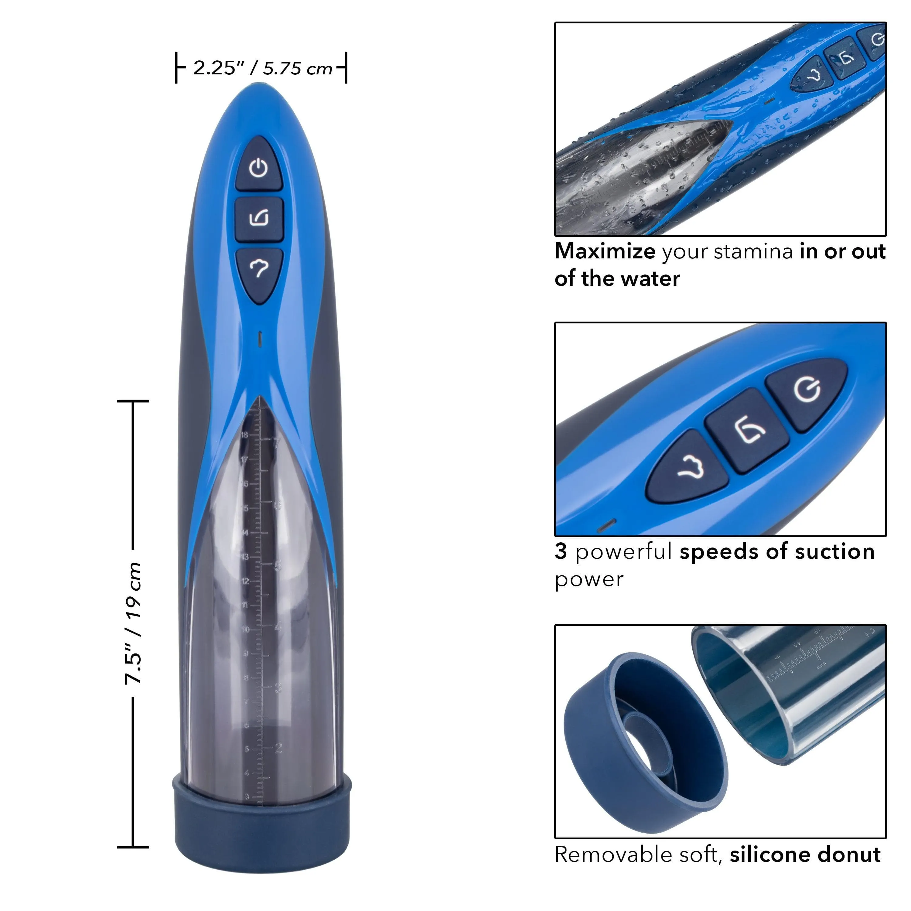 Optimum Series Automatic Rechargeable 3 Level Erection Enhancement Penis Pump