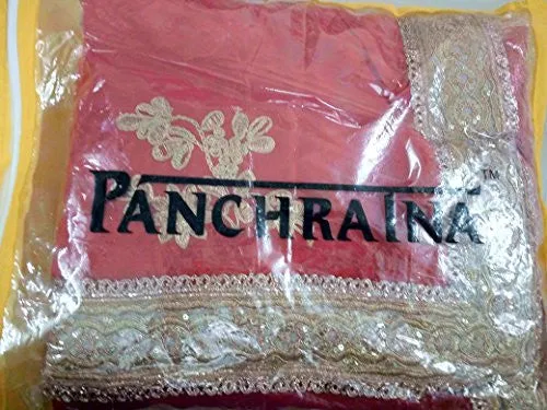 Panchratna Women's Faux Georgette Saree