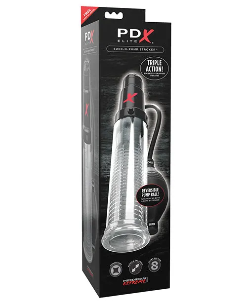 Pdx Elite Suck N Pump Penis Stroker