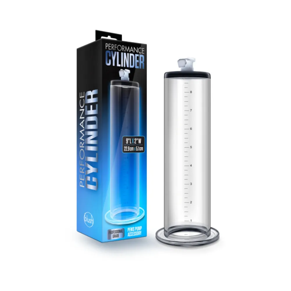 Performance - 9in X 2in Penis Pump Cylinder - Clear