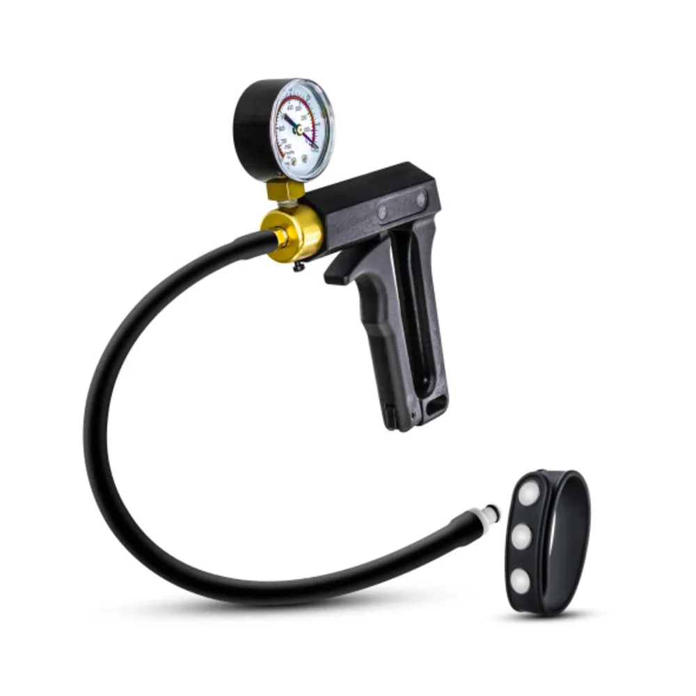 Performance - Gauge Pump Trigger With Silicone Tubing And Silicone Cock Strap - Black