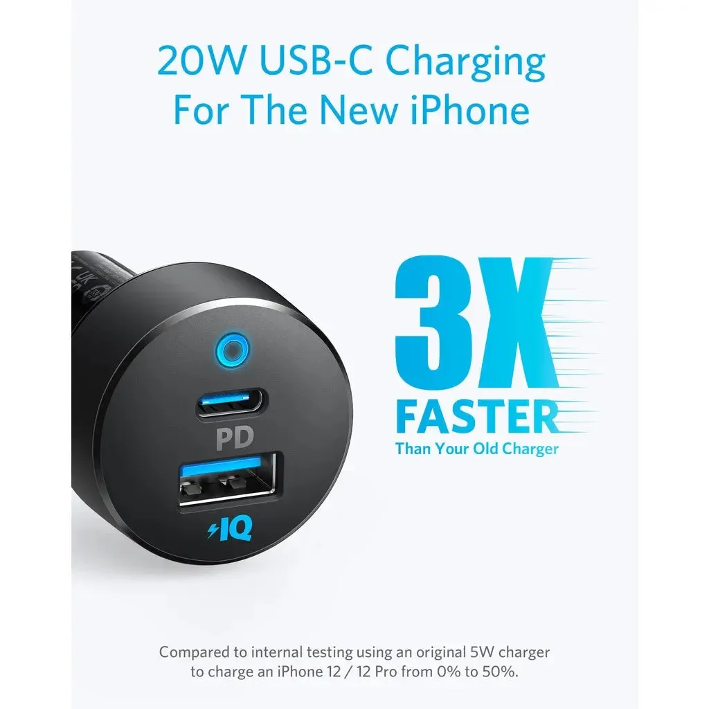 PowerDrive PD  2 35W (20W PD 15W) USB C Car Charger A2732