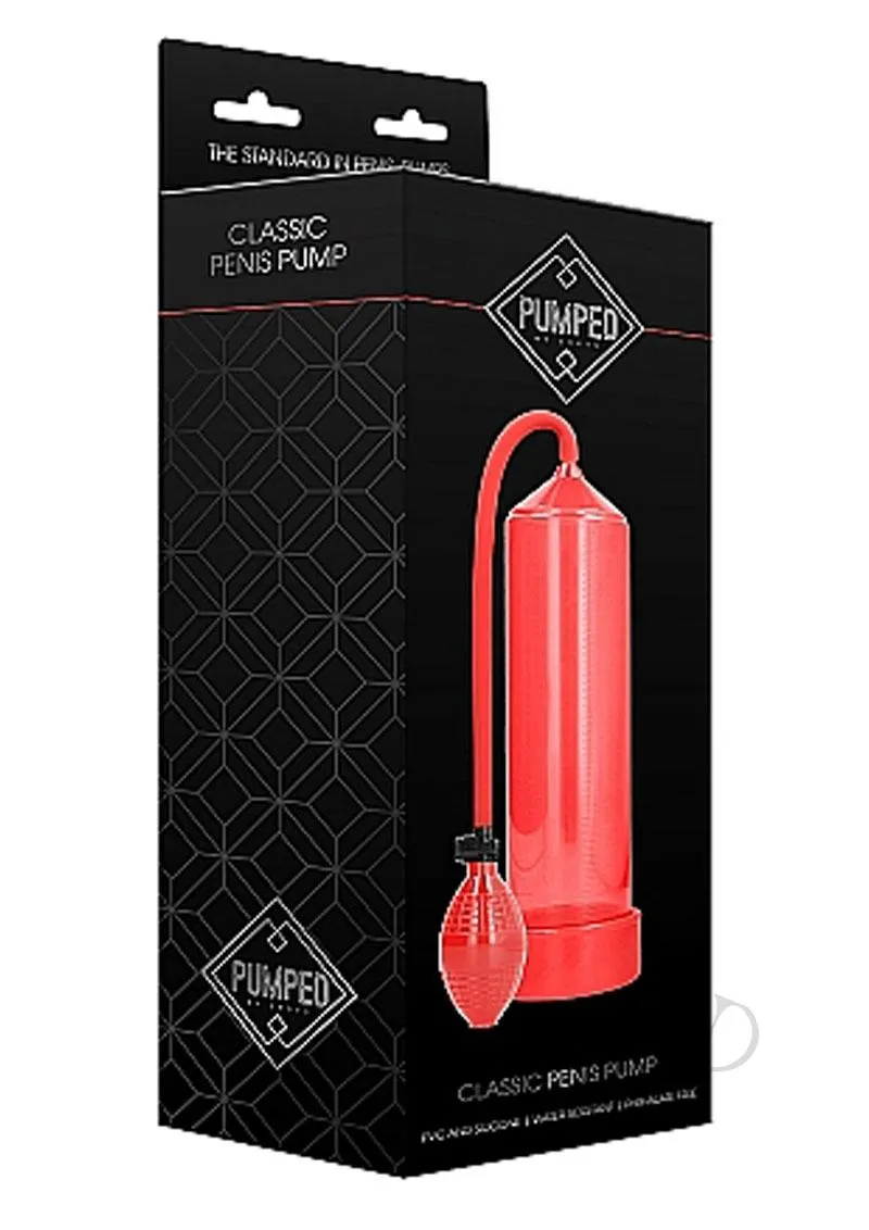 Pumped Classic Penis Pump Red