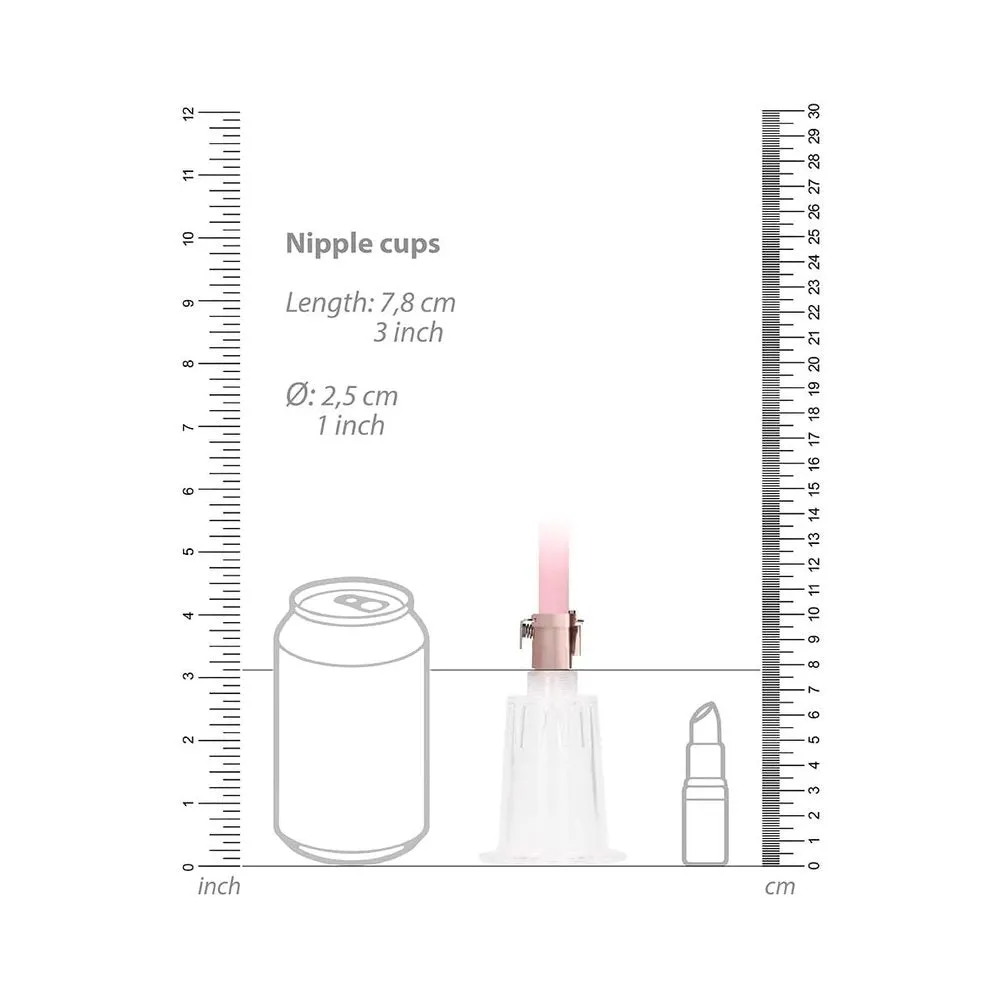 Pumped - Clitoral & Nipple Pump Set Large - Rose