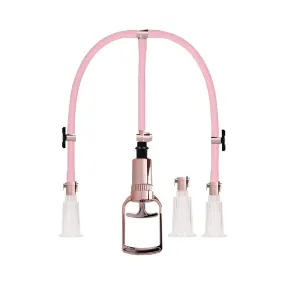 Pumped - Clitoral & Nipple Pump Set  Medium - Rose