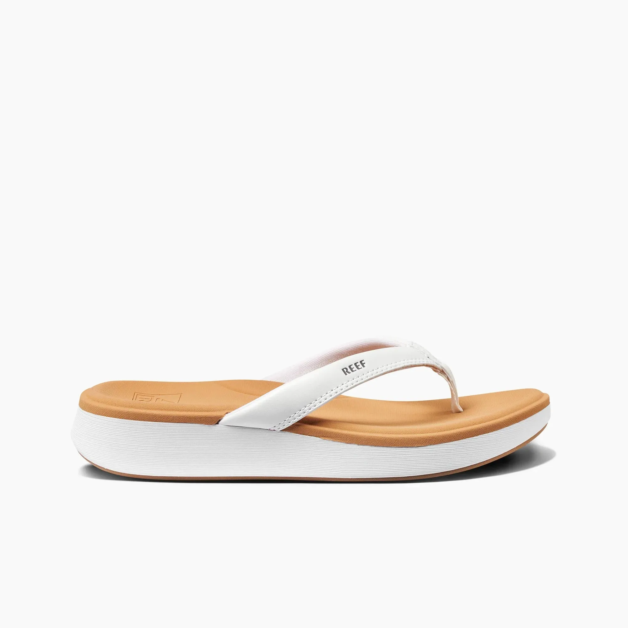 Reef Womens Cushion Cloud White Tan