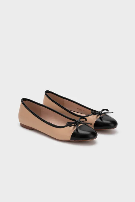 ROUND TOE BALLERINA FLAT