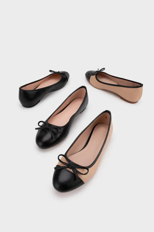 ROUND TOE BALLERINA FLAT