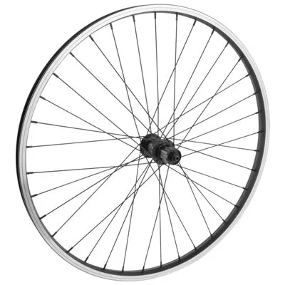 Rr Whl,26X1.5,Bk,Aly,36H Qr,Sw,Bk,135Mm,Hg,8-10S 26'' Alloy Mtb Single Wall Wheels  Wheels  26''