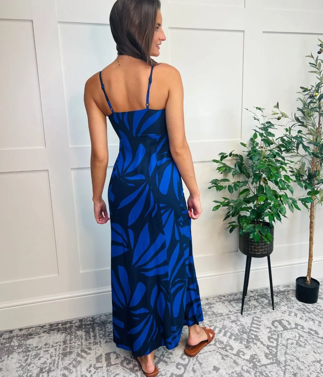 Santorini Tie Front Maxi Dress