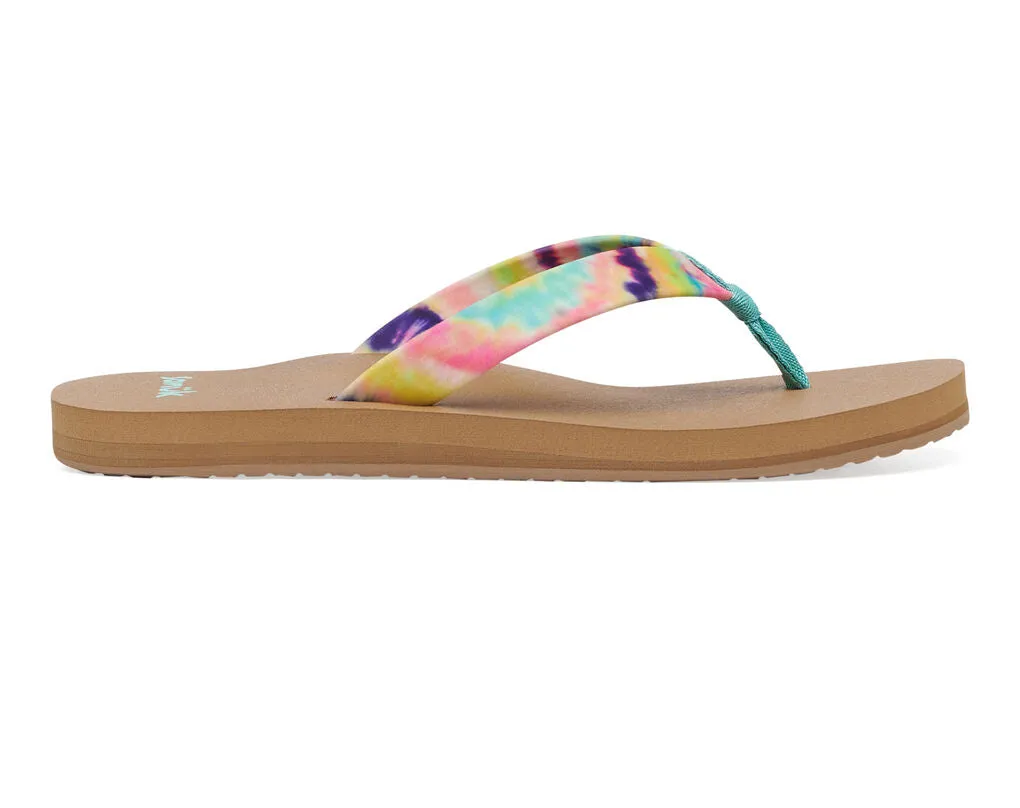 Sanuk Ashland ST Tie Dye Sandal-Turquoise Multi