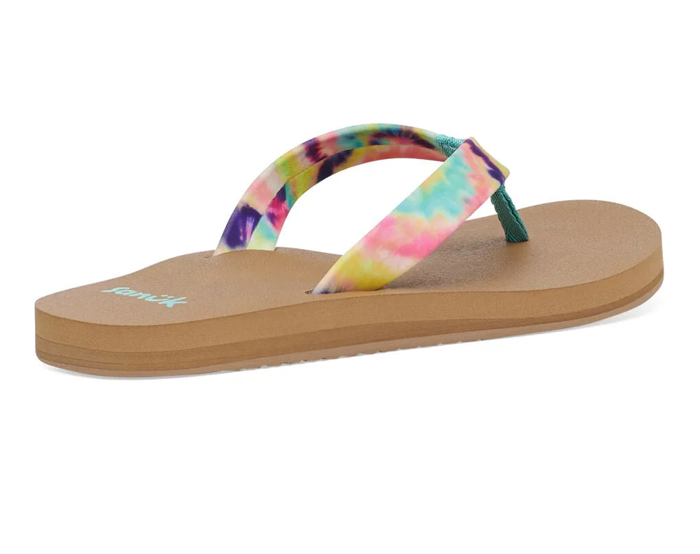 Sanuk Ashland ST Tie Dye Sandal-Turquoise Multi