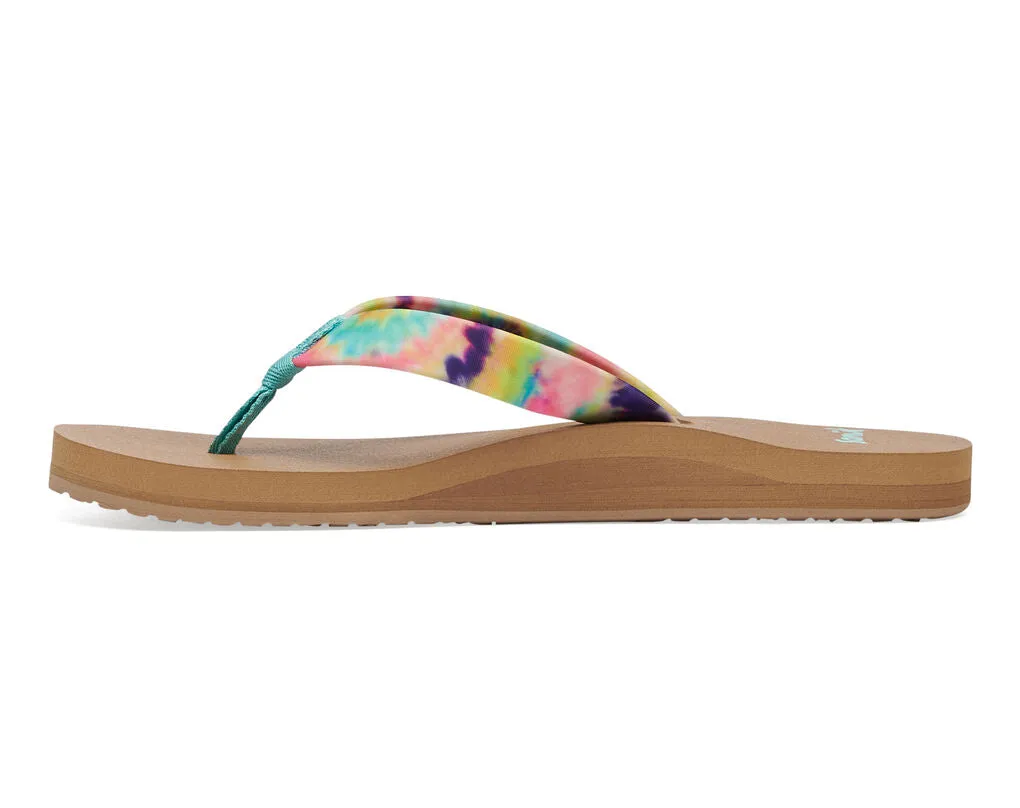 Sanuk Ashland ST Tie Dye Sandal-Turquoise Multi