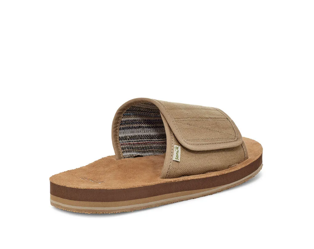 Sanuk Bixby ST Hemp Sandal-Khaki