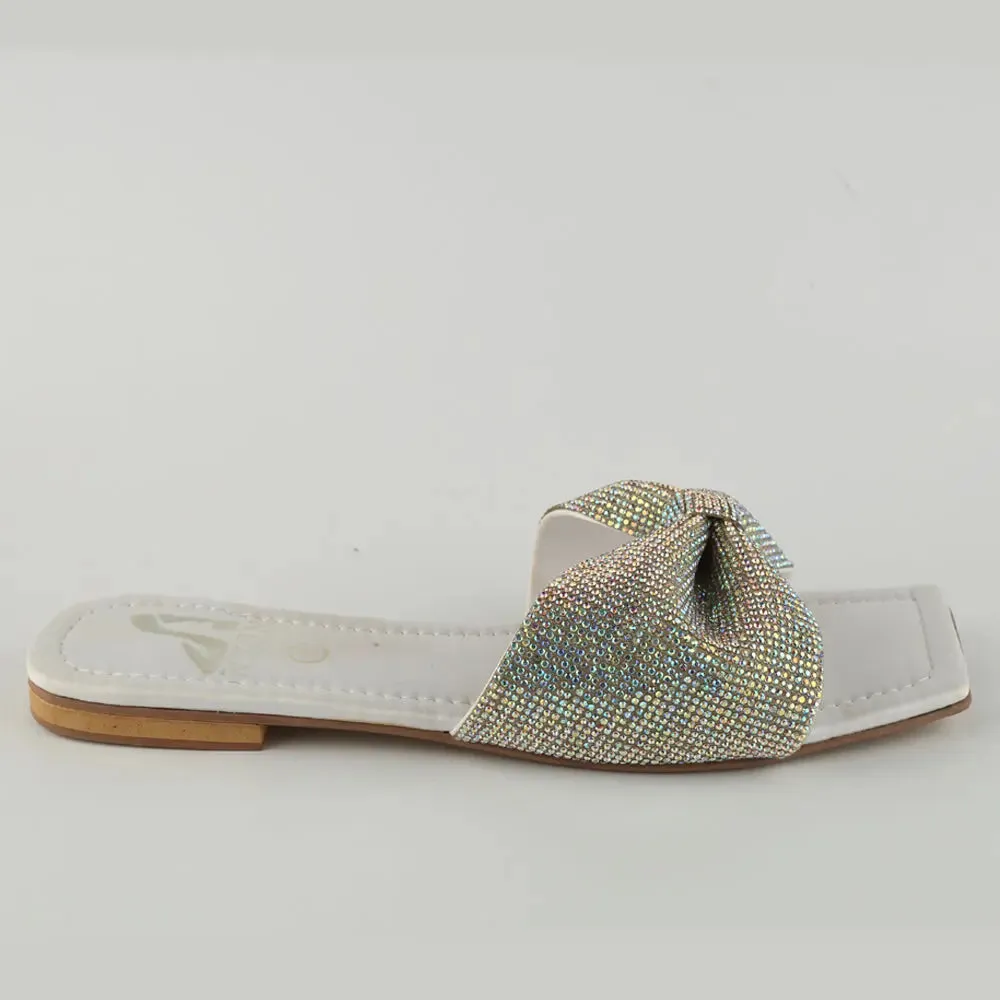 Shimmer Bow Slipper