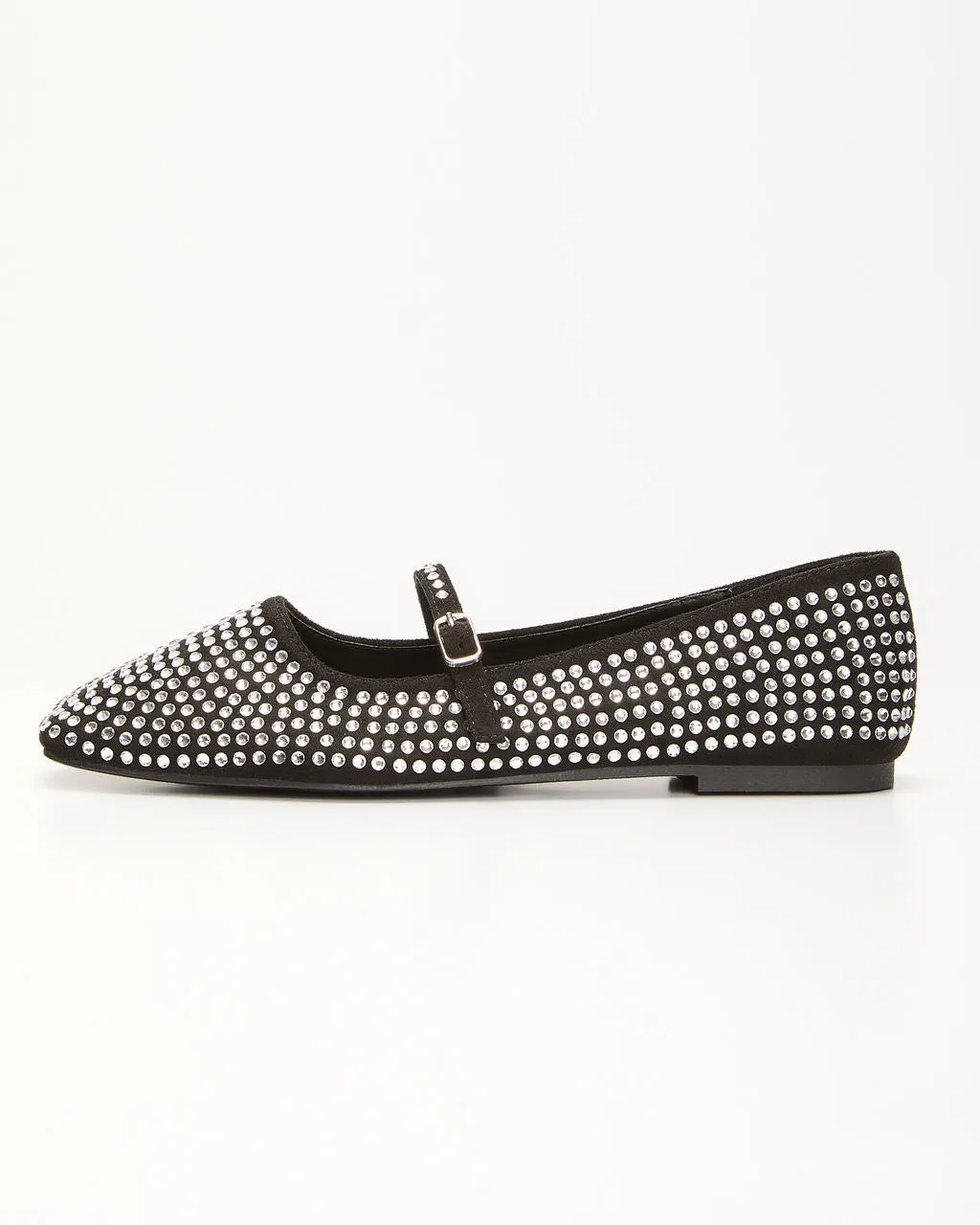 Shine On Rhinestone Embellished Flats