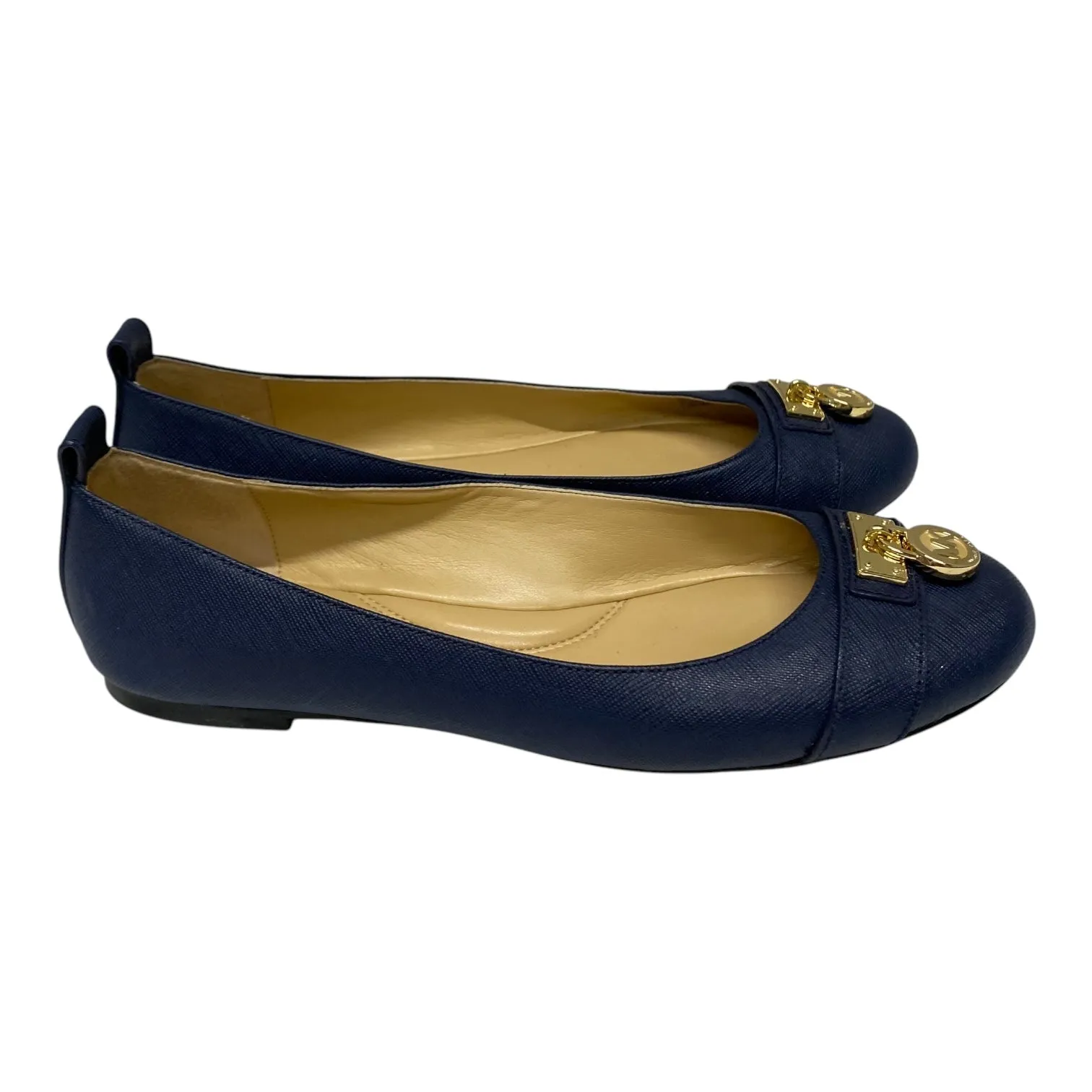 Shoes Flats By Michael By Michael Kors In Navy, Size:7.5