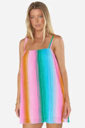 Show Me Your Mumu Sicily Dress in Ombre Pleated Knit