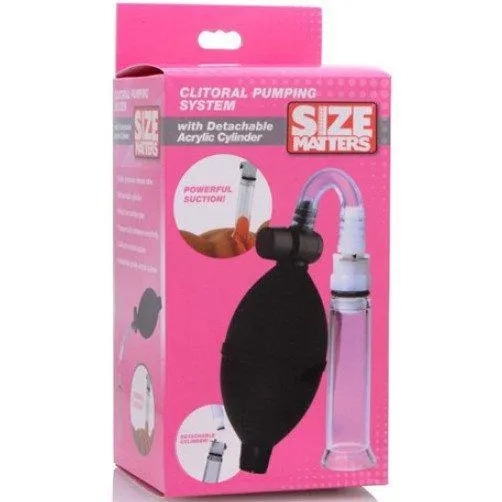 Size Matters Clitoral Pumping System