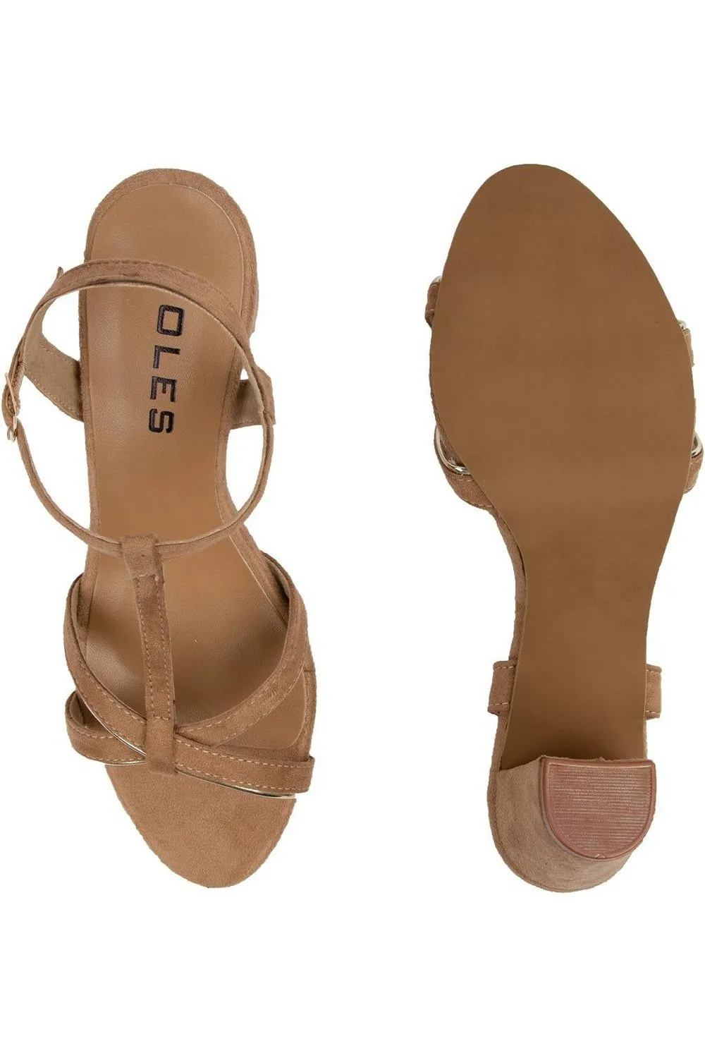 SOLES Women Beige Heels