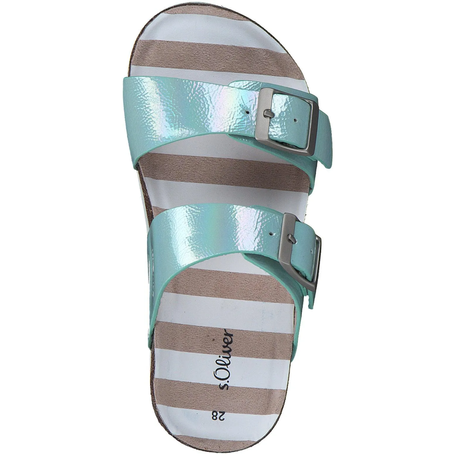 S.Oliver Girls Sandal 47400 Turquoise Patent