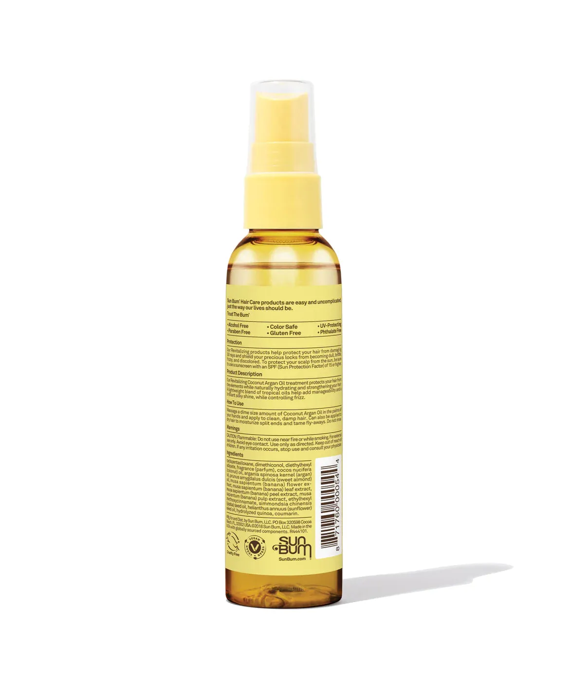 Sun Bum Coconut Argan Oil