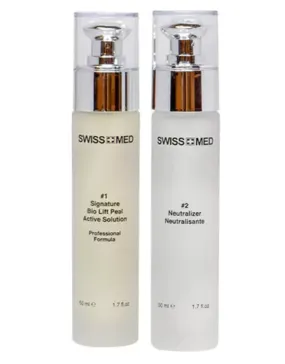 Swiss Med Signature Alpha- Beta Peel -Bio-Lift Peel Active Solution   Neutralizer 2x50 ML