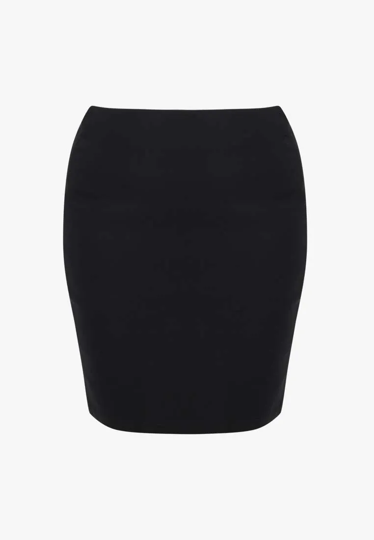 Syasya FLEXI Short Work Skirt - Black