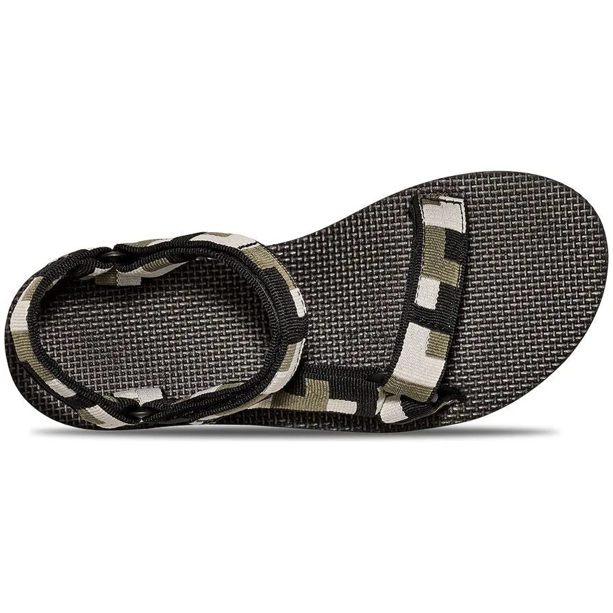 Teva Women's Flatform Universal Sandal in Retro Shapes Black