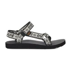 Teva Women's Original Universal Sandal in Bandana White Black