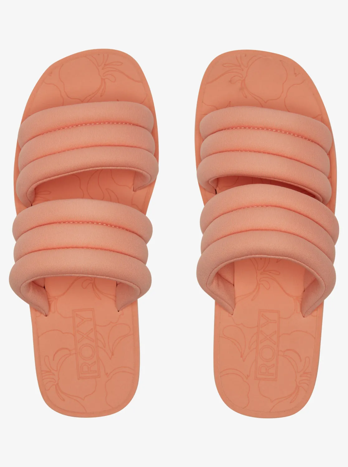 Totally Tubular Slide Sandals - Peaches