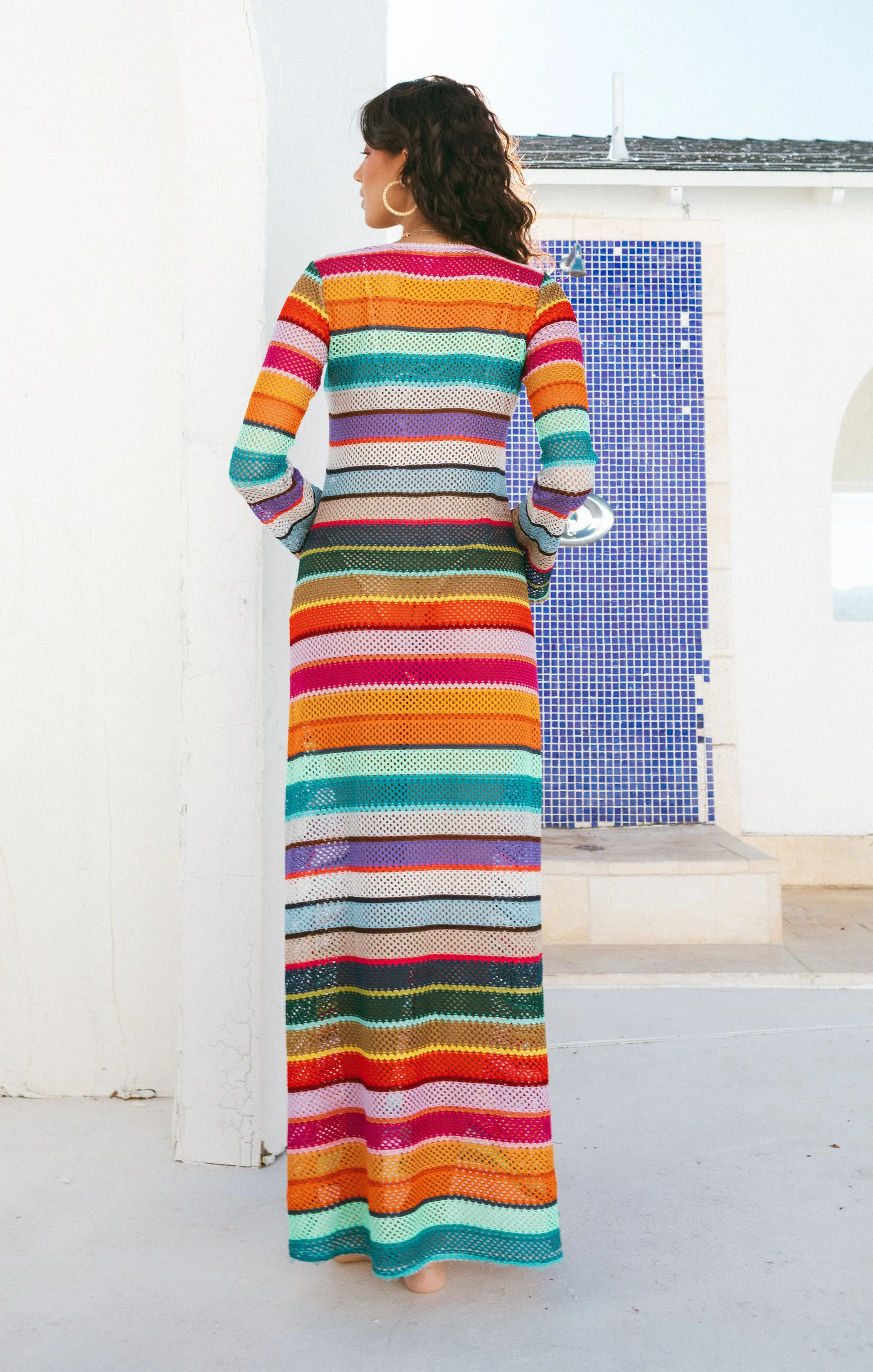 Vacay Coverup ~ Colorful Crochet