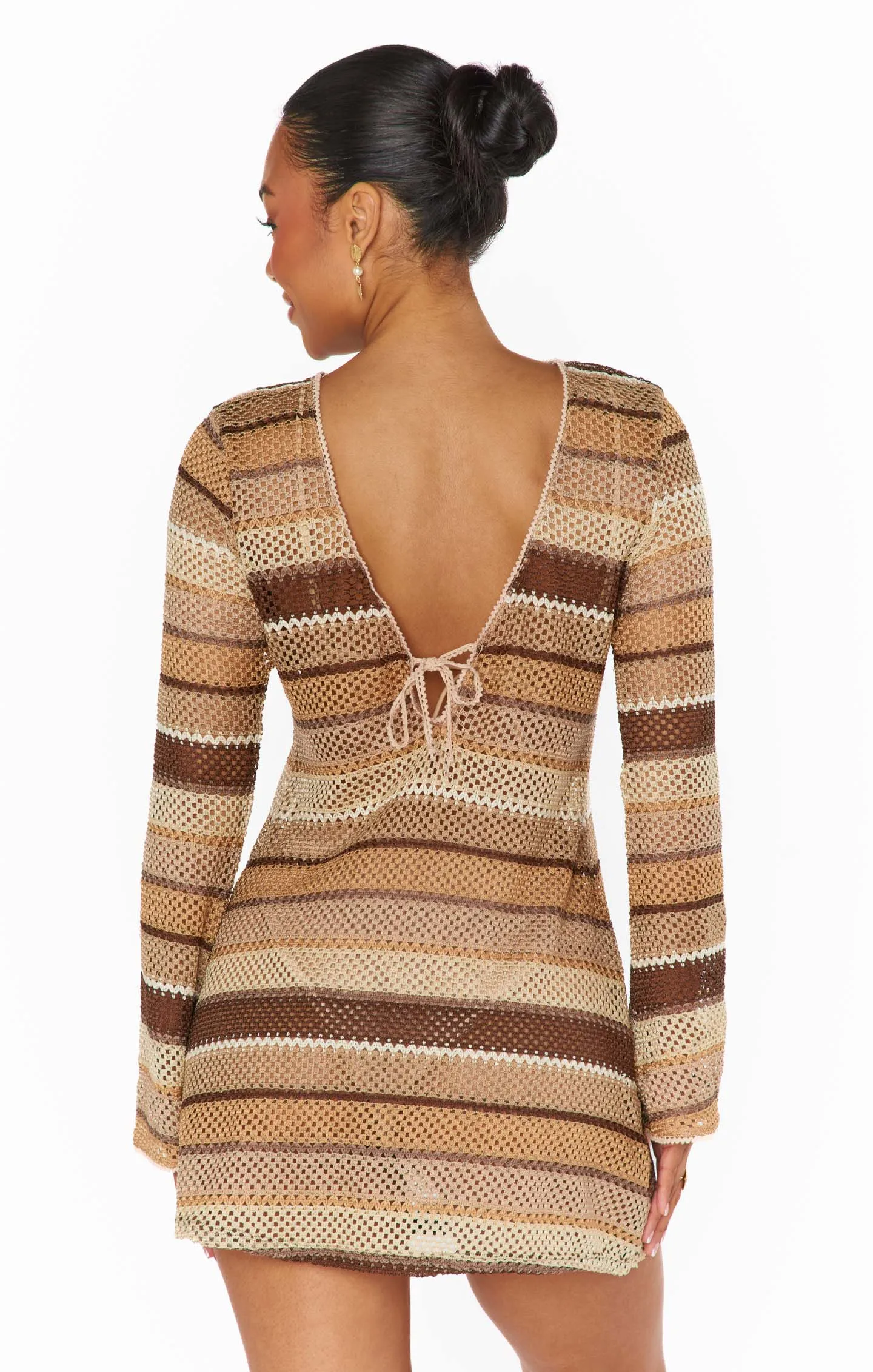 Vacay Mini Coverup ~ Neutral Crochet