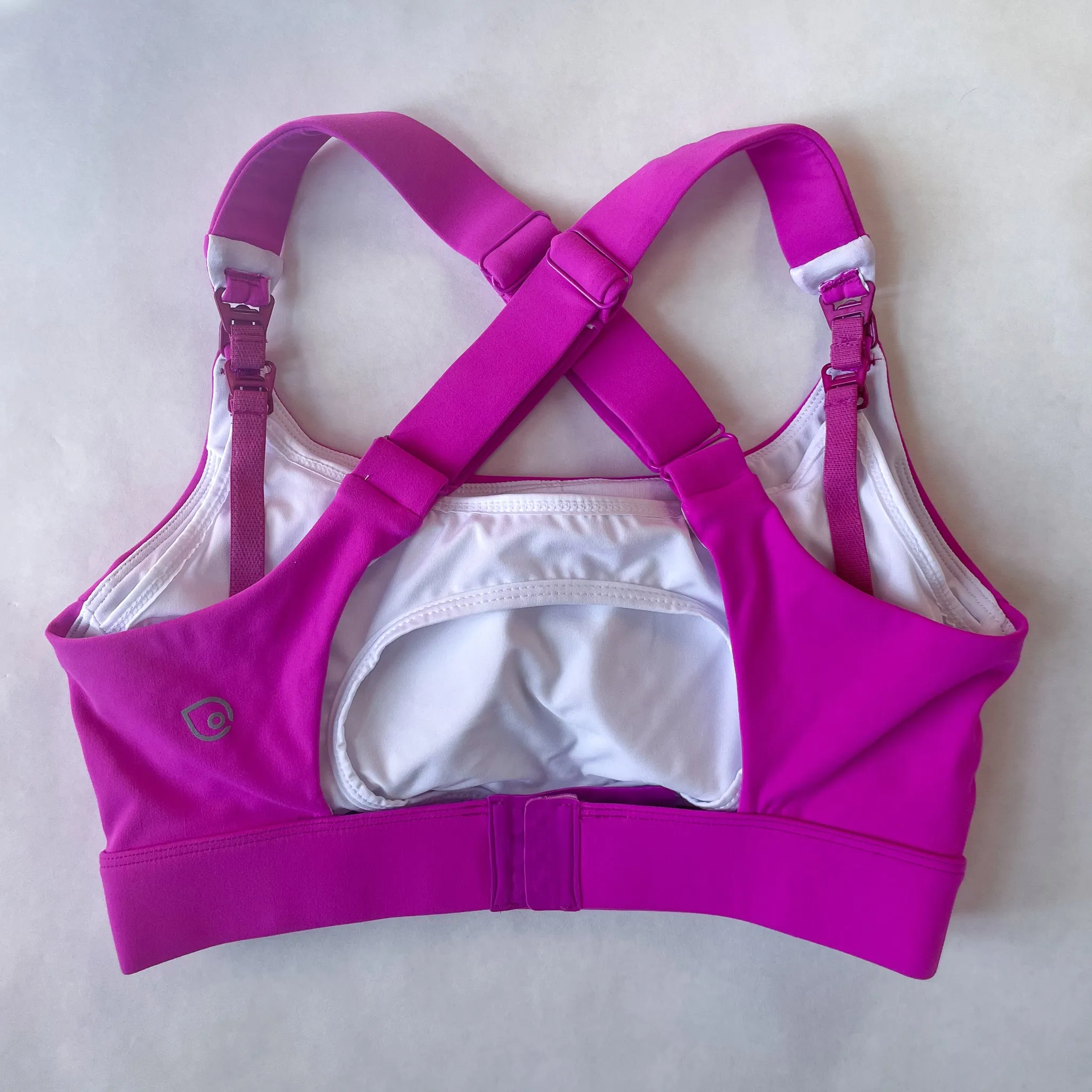 Venice 3 Ultimate Support Full Coverage Nursing & Pumping Sports Bra (Dragon Fruit)