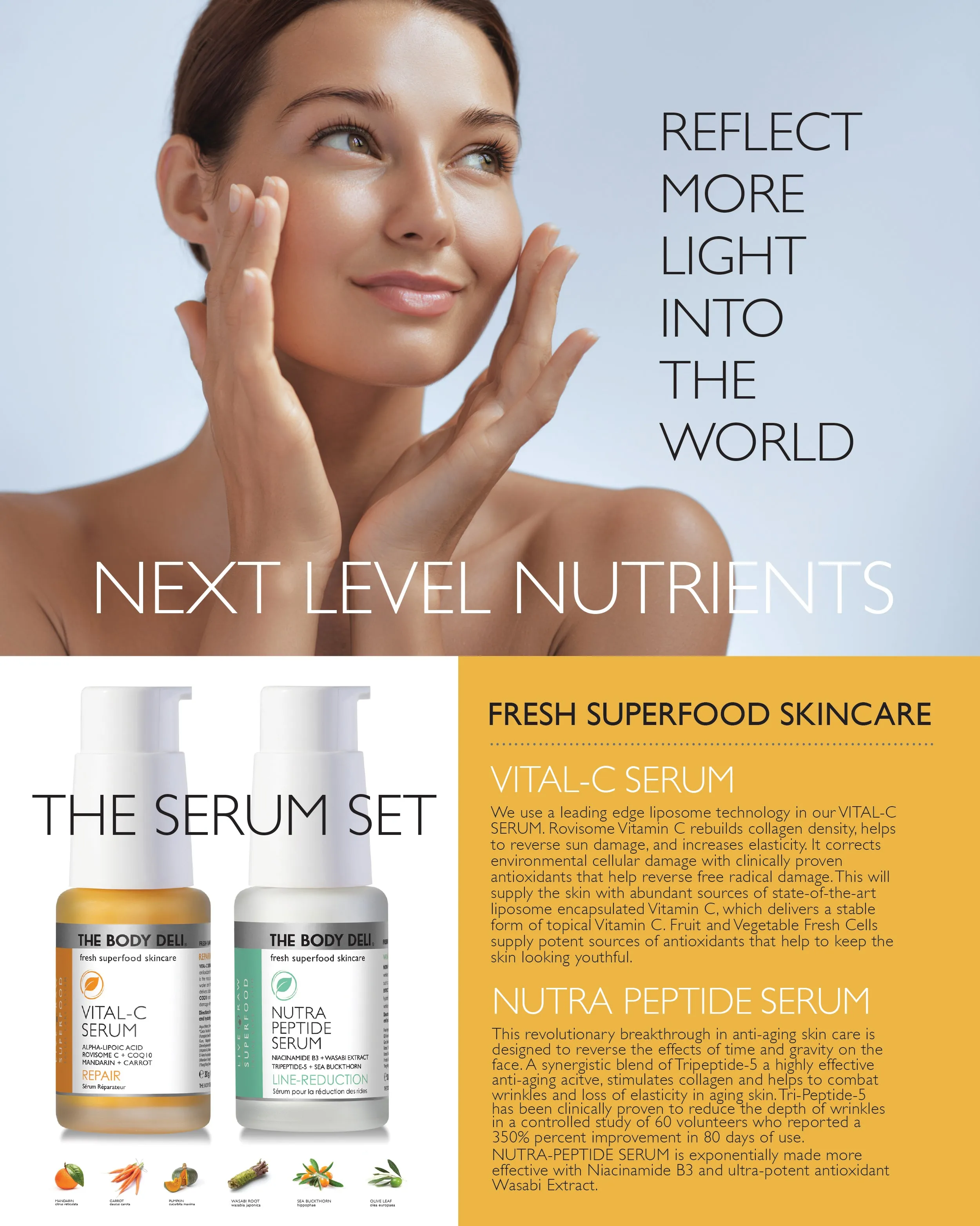 Vital-C Serum & Nutra-Peptide Serum Set