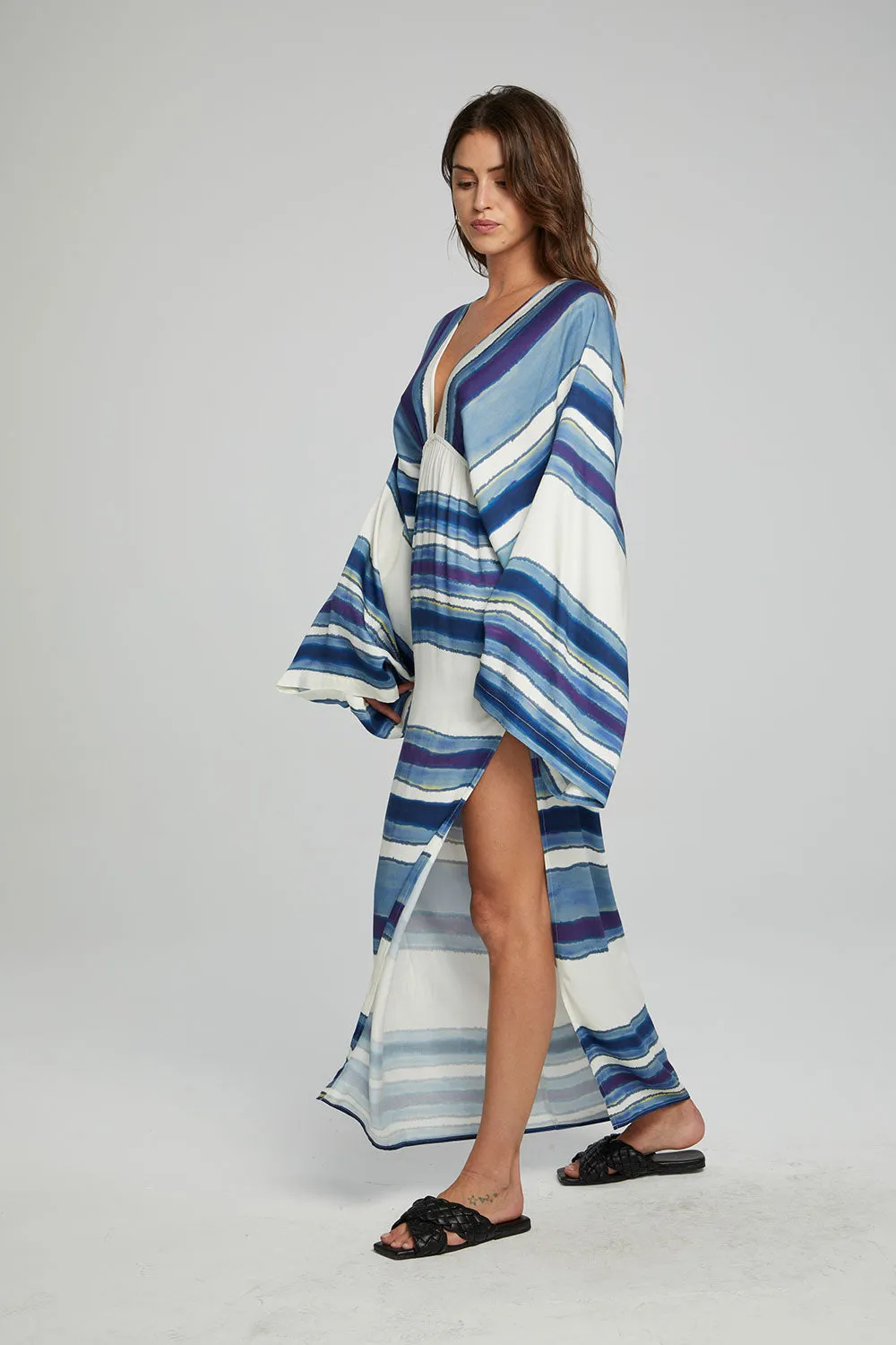 Waverly Maxi Dress - Pacific Stripe