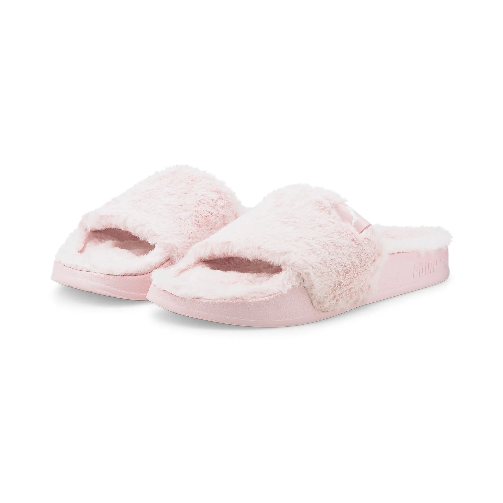 Women Leadcat 2.0 YLM Fluff Slides Pink