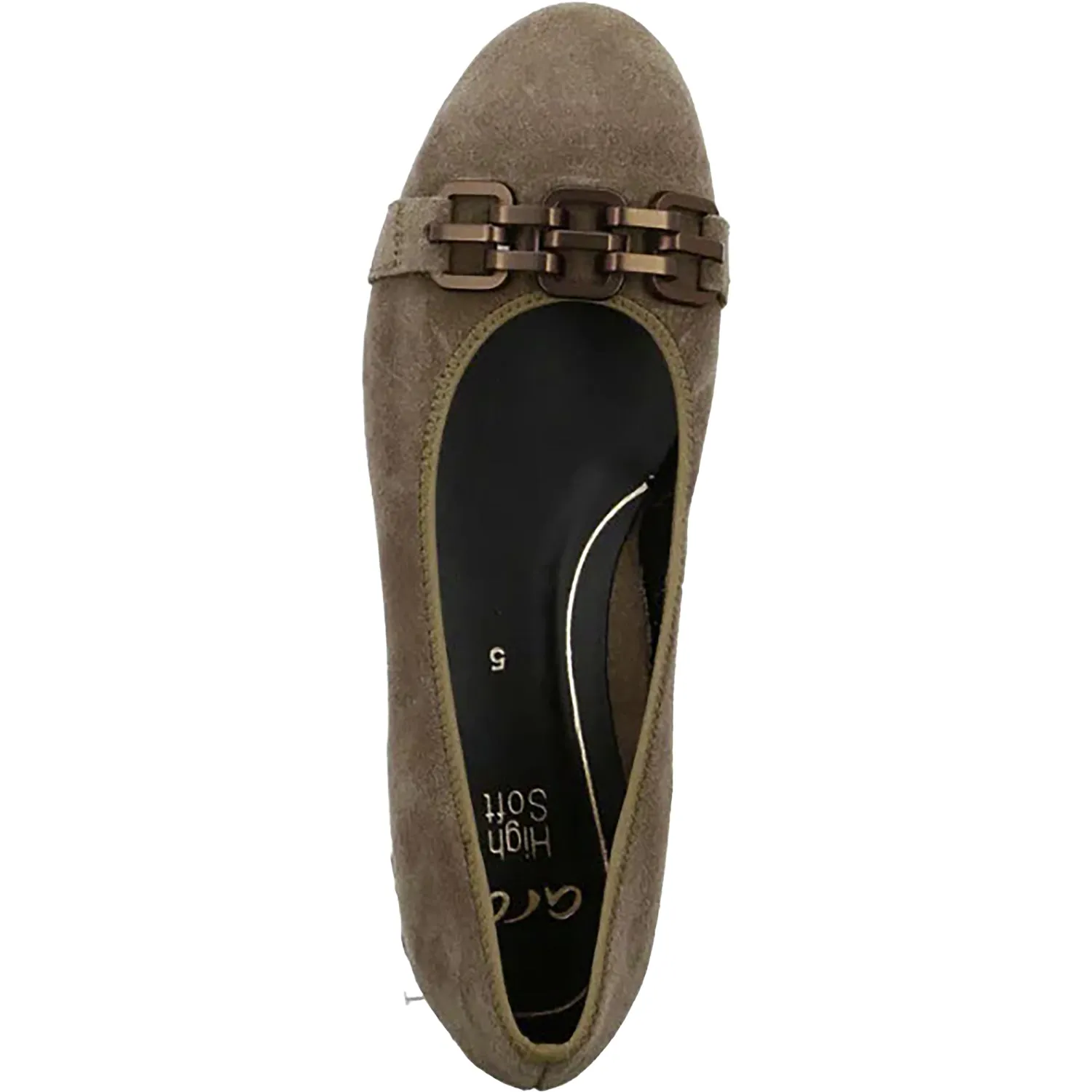 Women's Ara Scout Chain Sesame Suede