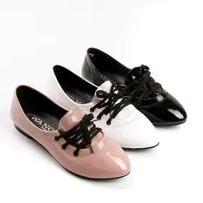 Women's Patent Leather Flats Shoes