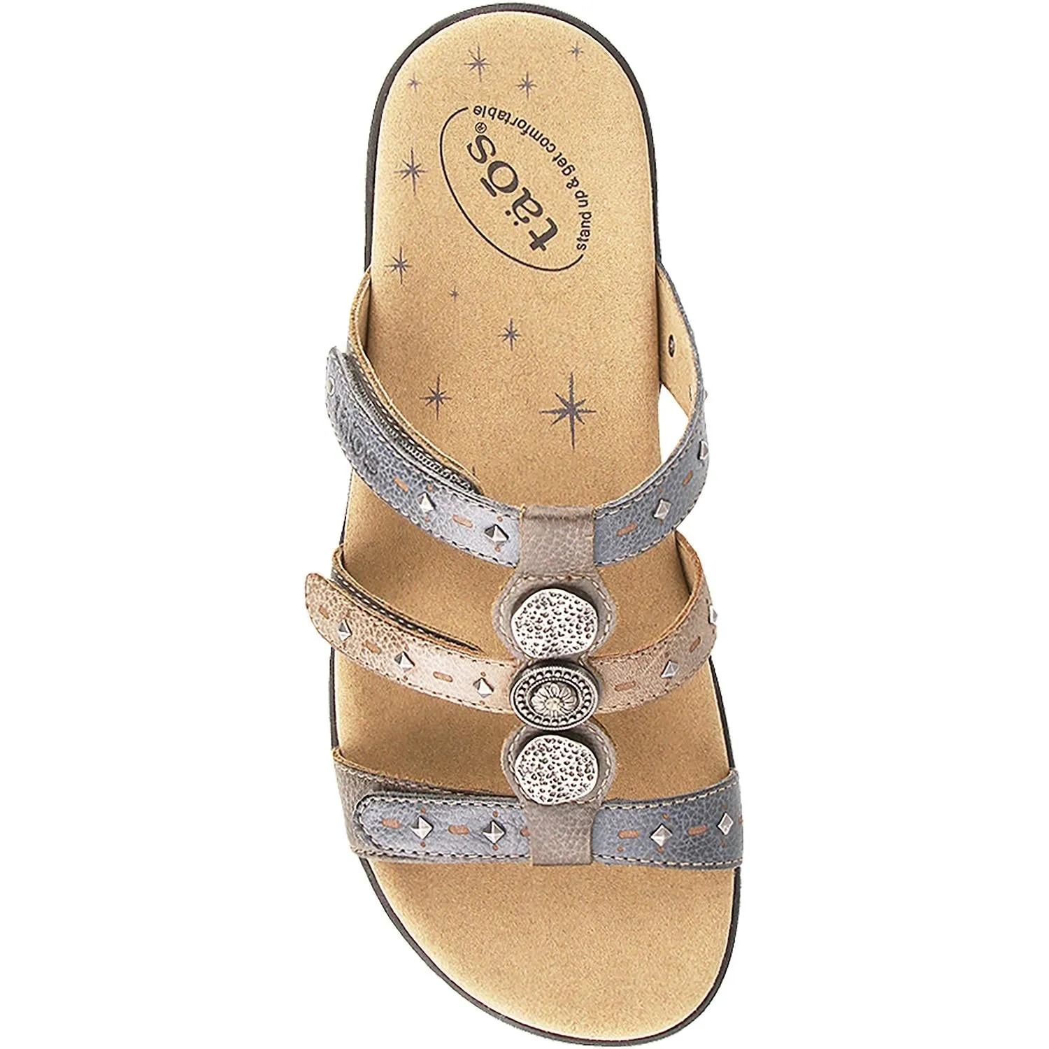 Women's Taos Festive Grey Multi Leather