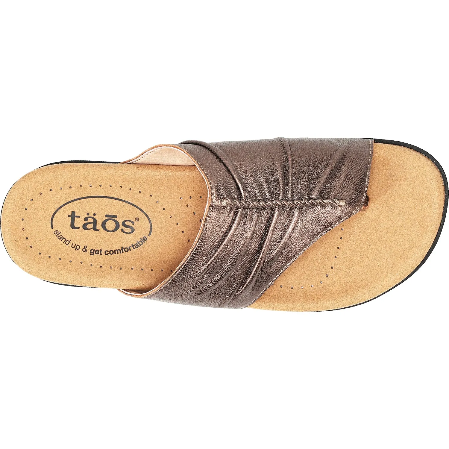 Women's Taos Gift 2 Cocoa Metallic Leather