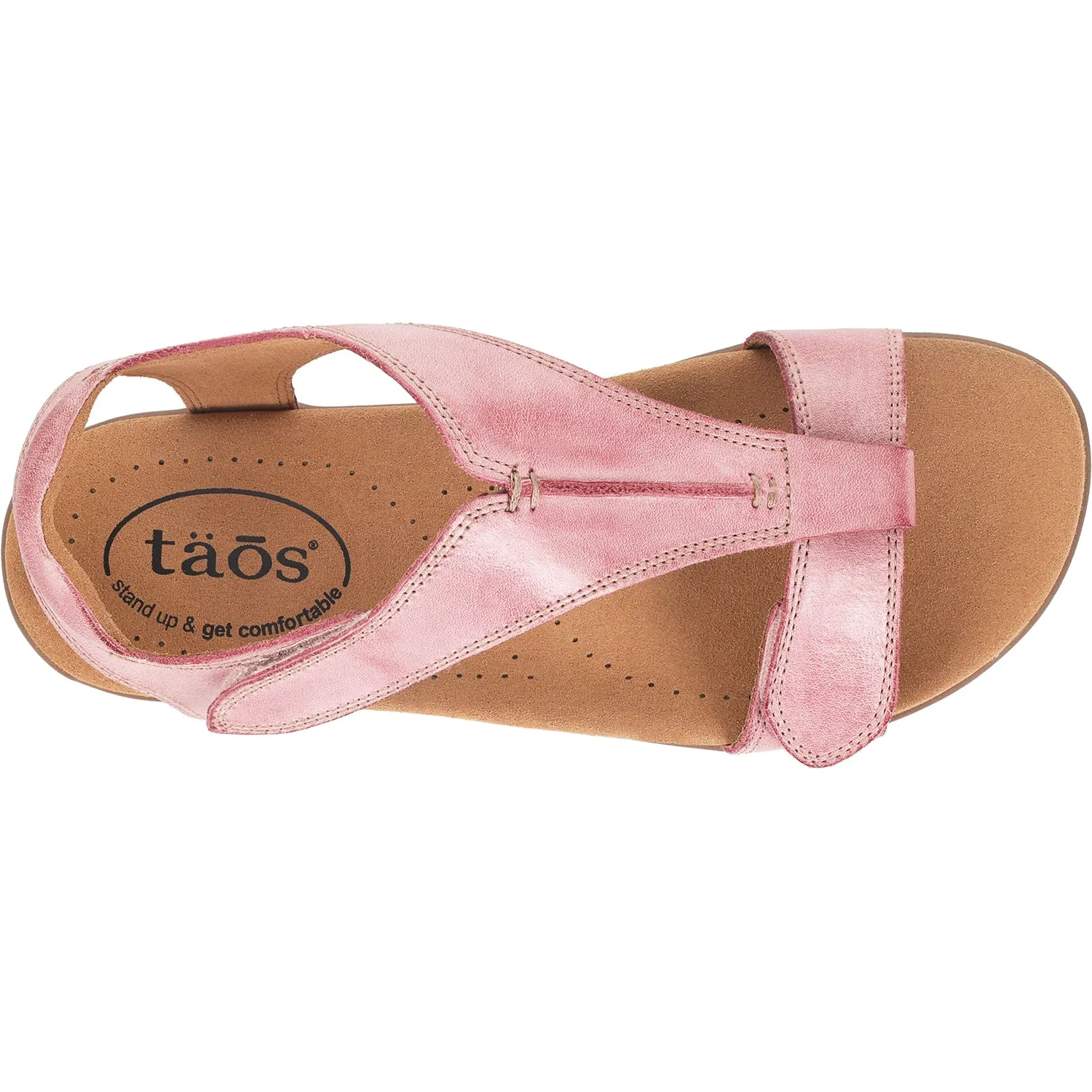 Women's Taos The Show Rustic Pink Leather