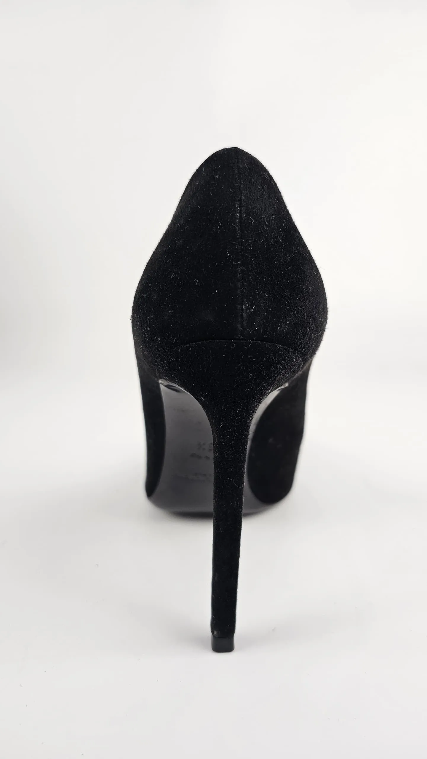 Zoe 105 Suede Leather Pumps Black