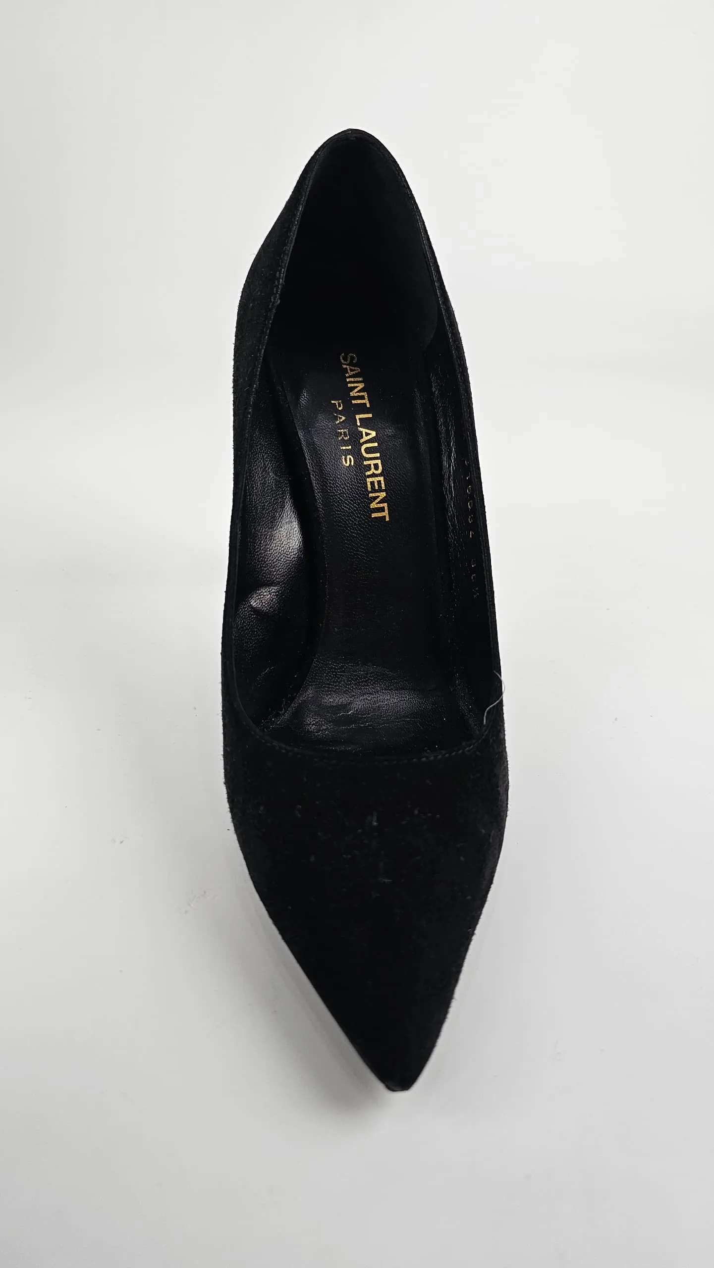 Zoe 105 Suede Leather Pumps Black